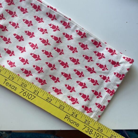 J.Crew Matchstick Cropped Jeans Thistle Print NWOT, Size 26 - Picture 8 of 13